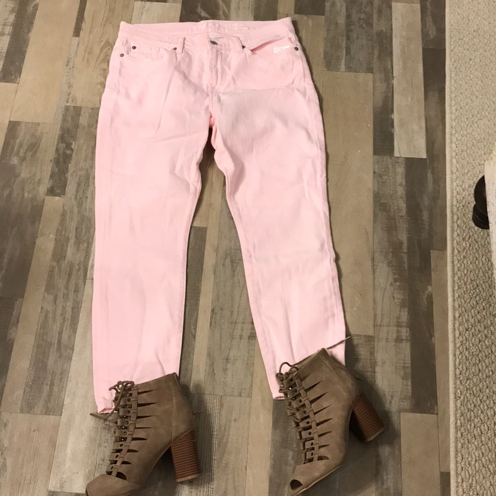 NWT - 7 for all Mankind Pink Jeans 30